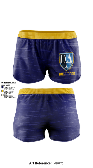 Womens Shorts, Bulldogs, , Teamtime, Team time, sublimation, custom sports apparel, team uniforms, spirit wear, spiritwear, sports uniforms, custom shirts, team store, custom team store, fundraiser sports, apparel fundraiser