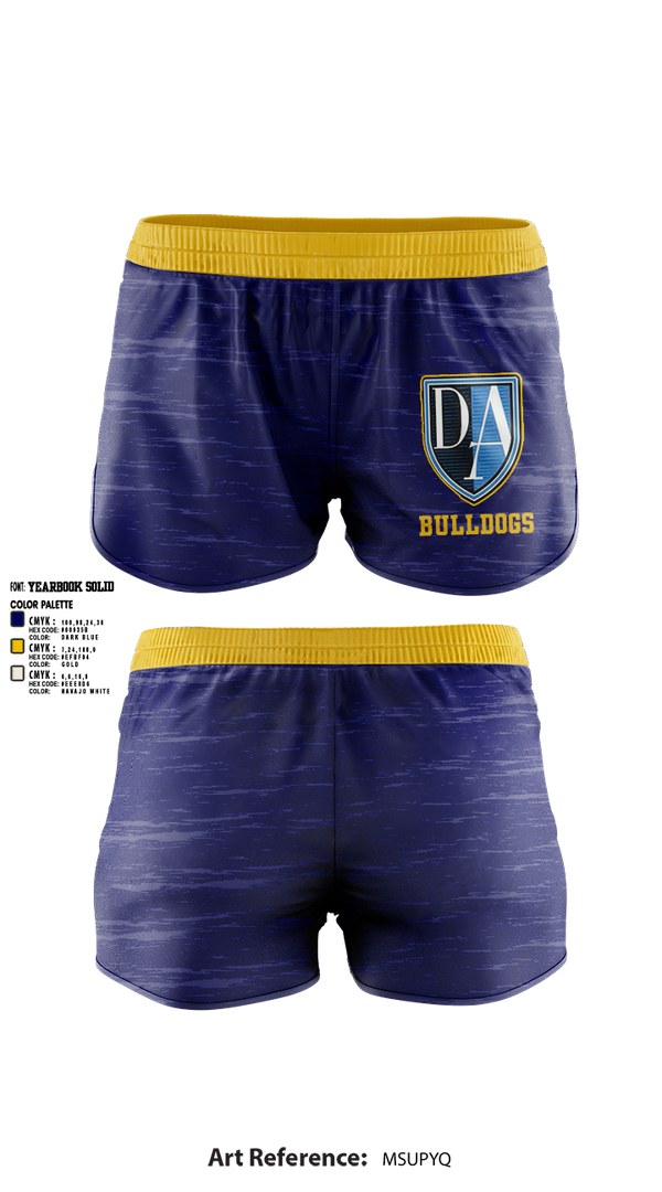Womens Shorts, Bulldogs, , Teamtime, Team time, sublimation, custom sports apparel, team uniforms, spirit wear, spiritwear, sports uniforms, custom shirts, team store, custom team store, fundraiser sports, apparel fundraiser