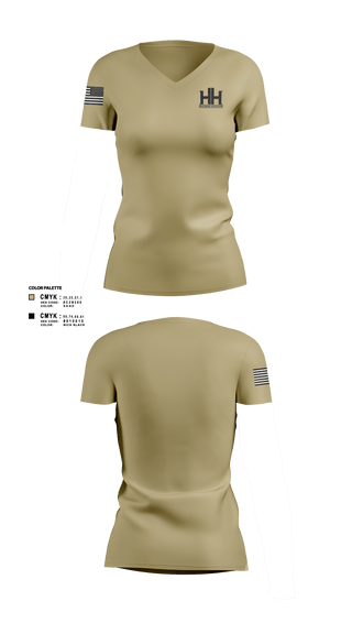 Womens Short Sleeve Vneck Shirt, Huitron hauling llc, , Teamtime, Team time, sublimation, custom sports apparel, team uniforms, spirit wear, spiritwear, sports uniforms, custom shirts, team store, custom team store, fundraiser sports, apparel fundraiser