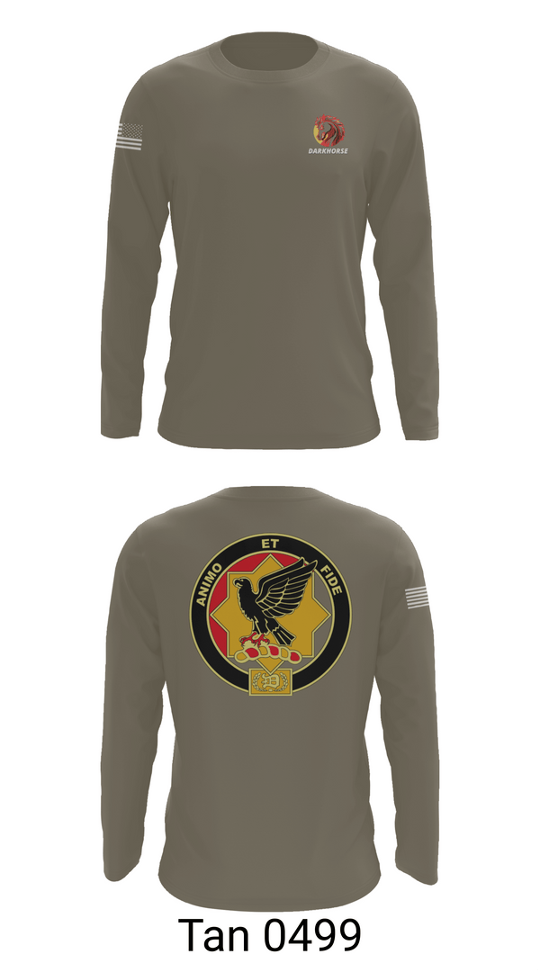Long Sleeve Performance Shirt, D FST 8-1 CAV, Army, Teamtime, Team time, sublimation, custom sports apparel, team uniforms, spirit wear, spiritwear, sports uniforms, custom shirts, team store, custom team store, fundraiser sports, apparel fundraiser
