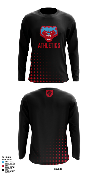 Westlake Middle School 91601712 Long Sleeve Performance Shirt - 3
