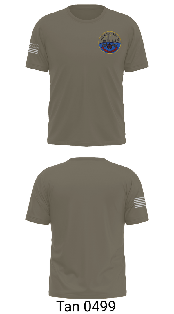 Short Sleeve Performance Shirt, USS ALBANY SSN-753, , Teamtime, Team time, sublimation, custom sports apparel, team uniforms, spirit wear, spiritwear, sports uniforms, custom shirts, team store, custom team store, fundraiser sports, apparel fundraiser