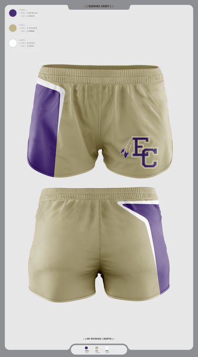 East Coweta High School Wrestling 50868332 Women's Shorts - 2