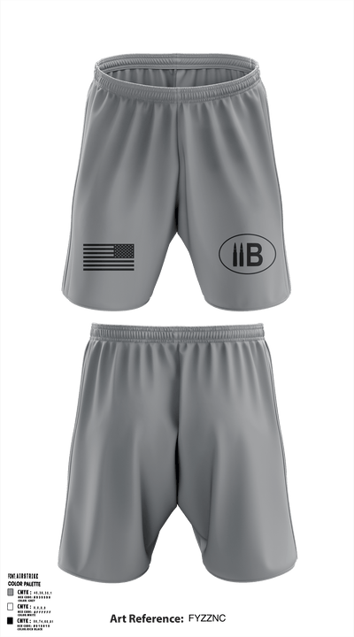 410th regiment 28429232 Athletic Shorts With Pockets - 2