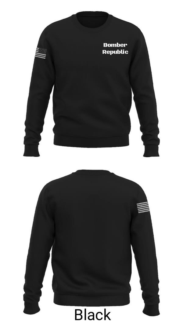 Crew Neck Sweatshirt, Bomber Republic, , Teamtime, Team time, sublimation, custom sports apparel, team uniforms, spirit wear, spiritwear, sports uniforms, custom shirts, team store, custom team store, fundraiser sports, apparel fundraiser
