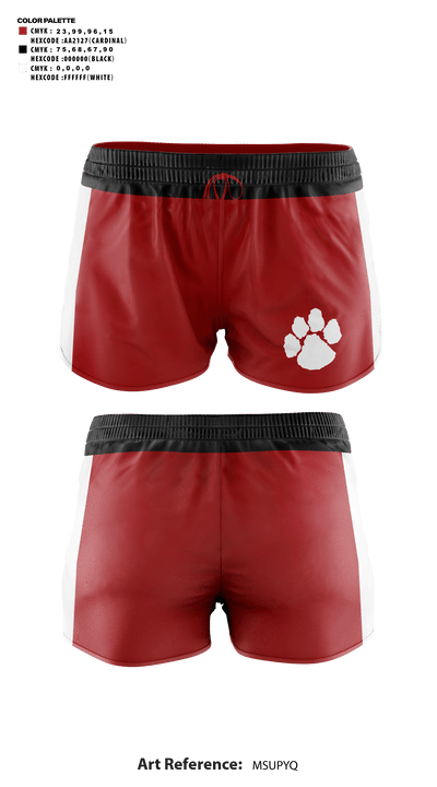 Asheville High School Cheer 47693237 Women's Shorts - 41