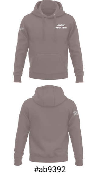 Hoodie, Lander Rural Fire, Fire Department, Teamtime, Team time, sublimation, custom sports apparel, team uniforms, spirit wear, spiritwear, sports uniforms, custom shirts, team store, custom team store, fundraiser sports, apparel fundraiser