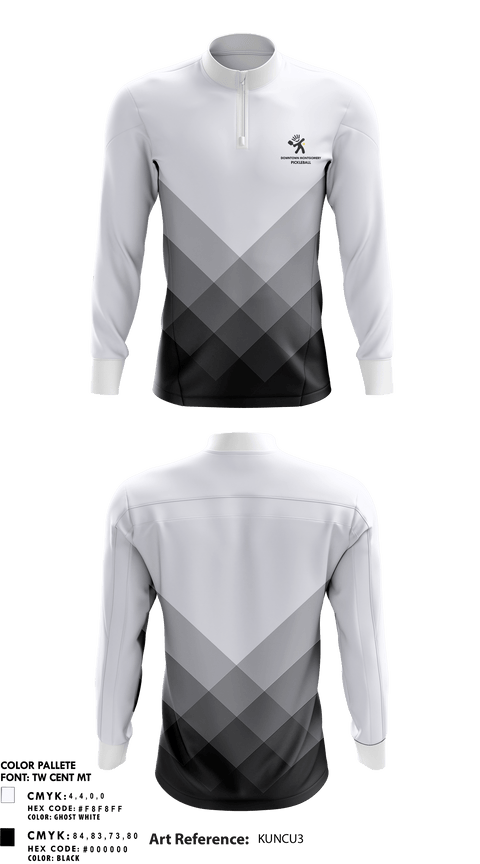 Quarter Zip Jacket, Downtown Montgomery Pickleball Crew, Spirit Store, Teamtime, Team time, sublimation, custom sports apparel, team uniforms, spirit wear, spiritwear, sports uniforms, custom shirts, team store, custom team store, fundraiser sports, apparel fundraiser
