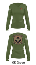 HSC-85 15010069 Women's Long Sleeve V-neck Shirt - 54