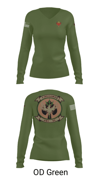 Womens Long Sleeve Vneck Shirt, HSC-85, Navy, Teamtime, Team time, sublimation, custom sports apparel, team uniforms, spirit wear, spiritwear, sports uniforms, custom shirts, team store, custom team store, fundraiser sports, apparel fundraiser