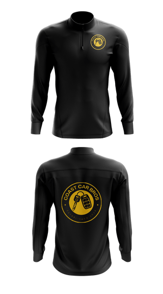 Quarter Zip Jacket, Coast Car Bros LLC, , Teamtime, Team time, sublimation, custom sports apparel, team uniforms, spirit wear, spiritwear, sports uniforms, custom shirts, team store, custom team store, fundraiser sports, apparel fundraiser