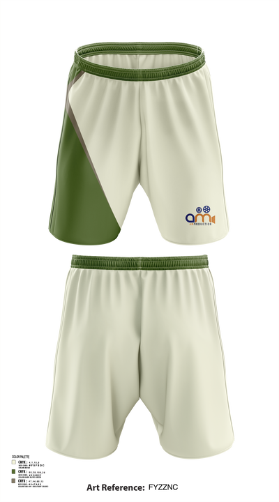 AM PRODUCTION 13584295 Athletic Shorts With Pockets - 112
