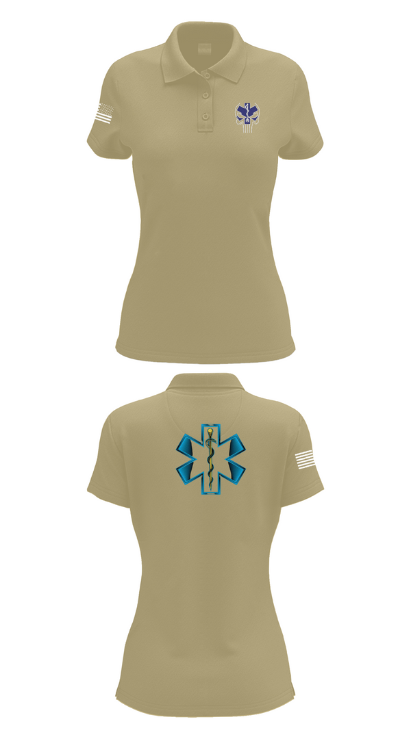 Womens Short Sleeve Performance Polo, 700, Army, Teamtime, Team time, sublimation, custom sports apparel, team uniforms, spirit wear, spiritwear, sports uniforms, custom shirts, team store, custom team store, fundraiser sports, apparel fundraiser