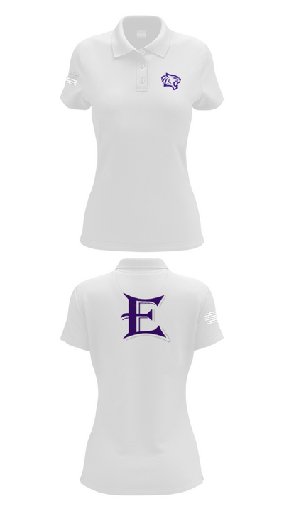 Elgin High School Volleyball 88554303 Women's Short Sleeve Performance Polo  - 17