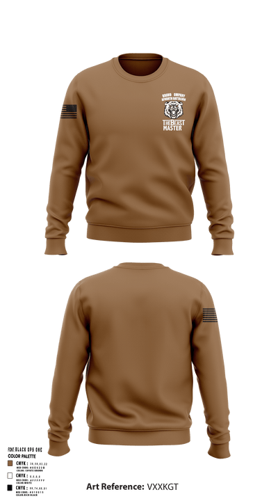 Bravo Company 3743173 Crew Neck Sweatshirt - 113