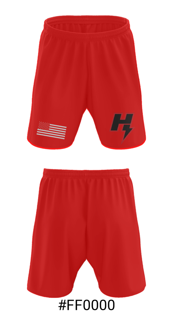 Athletic Shorts With Pockets, Hilliard Middle-Senior High School, Spirit Store, Teamtime, Team time, sublimation, custom sports apparel, team uniforms, spirit wear, spiritwear, sports uniforms, custom shirts, team store, custom team store, fundraiser sports, apparel fundraiser