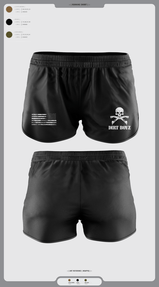 Womens Shorts, Dirt boyz, Air Force, Teamtime, Team time, sublimation, custom sports apparel, team uniforms, spirit wear, spiritwear, sports uniforms, custom shirts, team store, custom team store, fundraiser sports, apparel fundraiser
