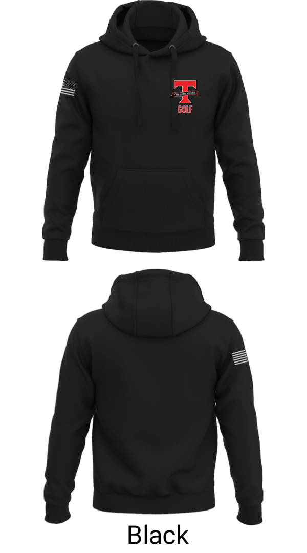 Hoodie, Tillamook High School Golf, Golf, Teamtime, Team time, sublimation, custom sports apparel, team uniforms, spirit wear, spiritwear, sports uniforms, custom shirts, team store, custom team store, fundraiser sports, apparel fundraiser