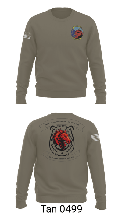 567 red horse 59779308 Crew Neck Sweatshirt - 34