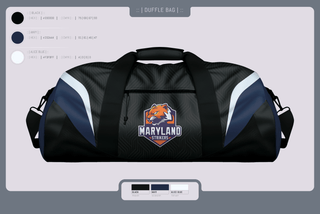 Duffle Bag, Maryland Strikers, Men's Volleyball, Teamtime, Team time, sublimation, custom sports apparel, team uniforms, spirit wear, spiritwear, sports uniforms, custom shirts, team store, custom team store, fundraiser sports, apparel fundraiser