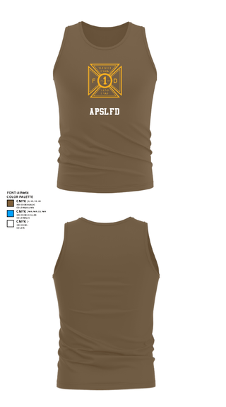 Tank Top, APSLFD, Fire Department, Teamtime, Team time, sublimation, custom sports apparel, team uniforms, spirit wear, spiritwear, sports uniforms, custom shirts, team store, custom team store, fundraiser sports, apparel fundraiser