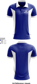 Orland Jr Trojans Cheer 6207473 Short Sleeve Performance Polo - 2