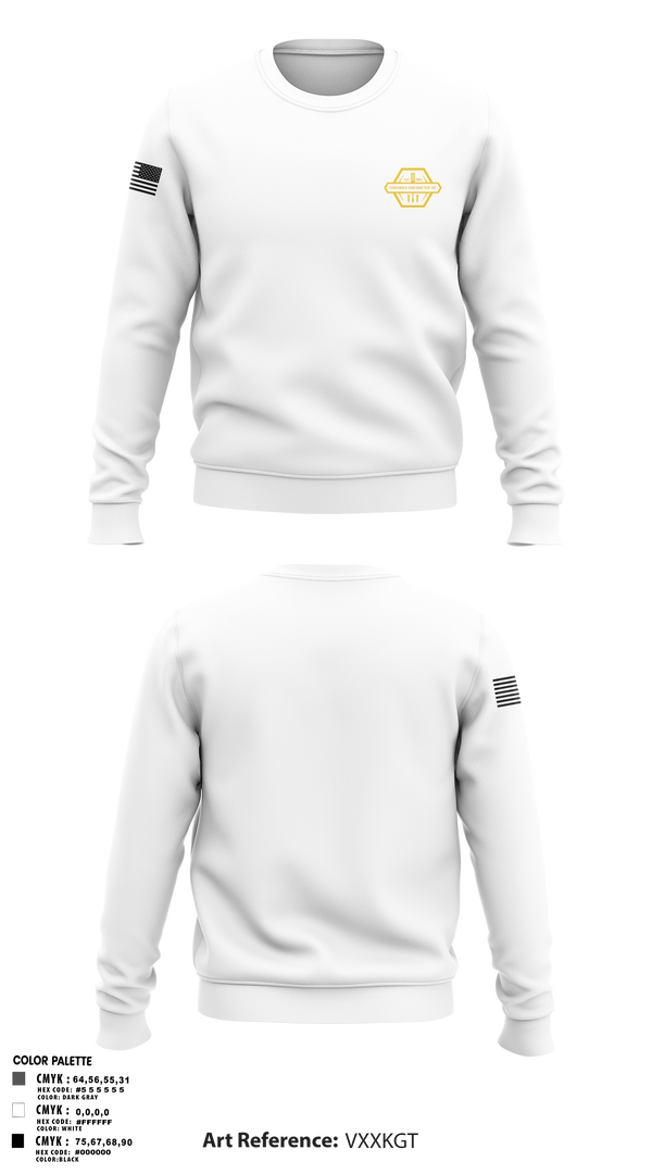 Crew Neck Sweatshirt, Isenbarger Construction LLC, , Teamtime, Team time, sublimation, custom sports apparel, team uniforms, spirit wear, spiritwear, sports uniforms, custom shirts, team store, custom team store, fundraiser sports, apparel fundraiser