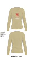 Blexen69 70949360 Women's Long Sleeve V-neck Shirt - 82