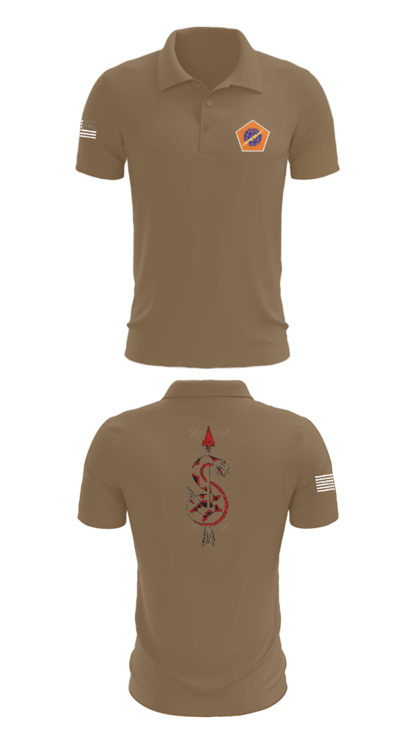 Short Sleeve Performance Polo, 98th Expeditionary Signal Battalion, Army, Teamtime, Team time, sublimation, custom sports apparel, team uniforms, spirit wear, spiritwear, sports uniforms, custom shirts, team store, custom team store, fundraiser sports, apparel fundraiser