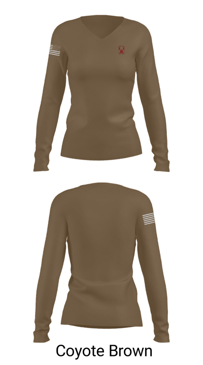 647 RSG 4218296 Women's Long Sleeve V-neck Shirt - 17