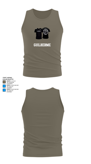 Tank Top, Guilherme, Wrestling, Teamtime, Team time, sublimation, custom sports apparel, team uniforms, spirit wear, spiritwear, sports uniforms, custom shirts, team store, custom team store, fundraiser sports, apparel fundraiser