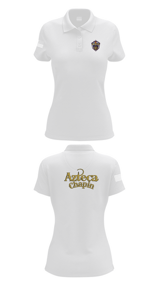 Womens Short Sleeve Performance Polo, Azteca FC, Men's Soccer, Teamtime, Team time, sublimation, custom sports apparel, team uniforms, spirit wear, spiritwear, sports uniforms, custom shirts, team store, custom team store, fundraiser sports, apparel fundraiser