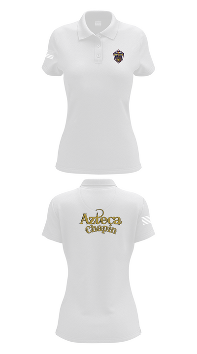 Azteca FC 18837514 Women's Short Sleeve Performance Polo  - 17