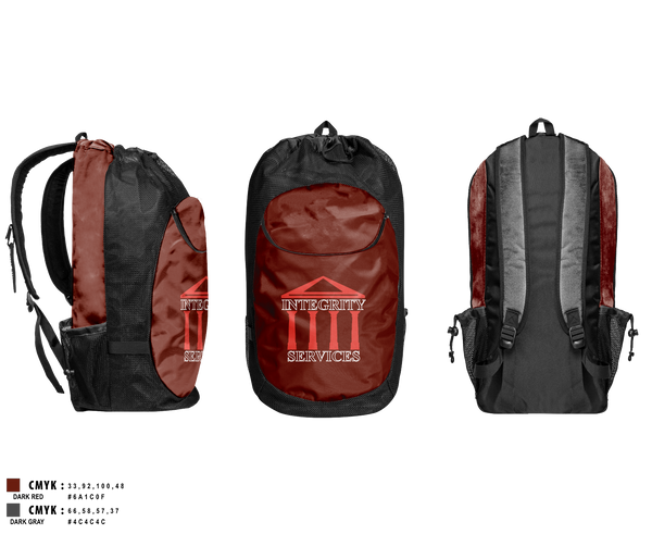 Gear Bag, Integrity Services, , Teamtime, Team time, sublimation, custom sports apparel, team uniforms, spirit wear, spiritwear, sports uniforms, custom shirts, team store, custom team store, fundraiser sports, apparel fundraiser
