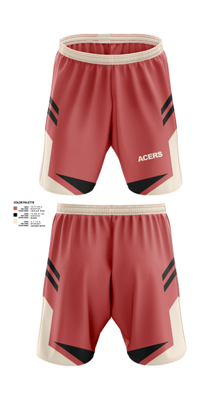 Athletic Shorts With Pockets, Acers, , Teamtime, Team time, sublimation, custom sports apparel, team uniforms, spirit wear, spiritwear, sports uniforms, custom shirts, team store, custom team store, fundraiser sports, apparel fundraiser