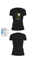 Puterbaugh Middle School Volleyball 75658055 Women's Short Sleeve V-neck Shirt - 37