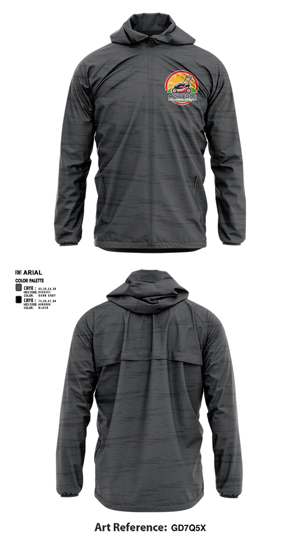 Windbreaker, Mowbros, , Teamtime, Team time, sublimation, custom sports apparel, team uniforms, spirit wear, spiritwear, sports uniforms, custom shirts, team store, custom team store, fundraiser sports, apparel fundraiser