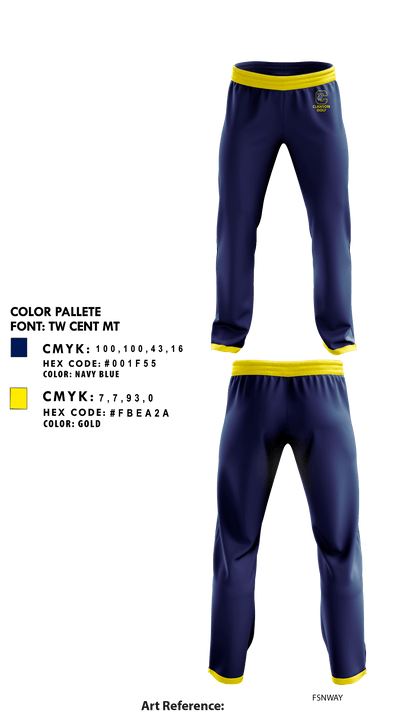 Clawson High School Golf 47401865 Sweatpants - 1