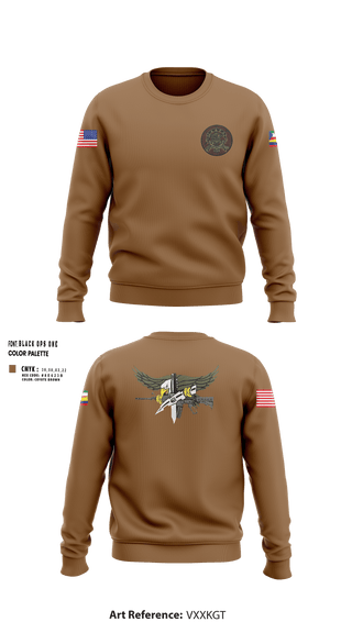 Crew Neck Sweatshirt, TOS IAAFA, Air Force, Teamtime, Team time, sublimation, custom sports apparel, team uniforms, spirit wear, spiritwear, sports uniforms, custom shirts, team store, custom team store, fundraiser sports, apparel fundraiser