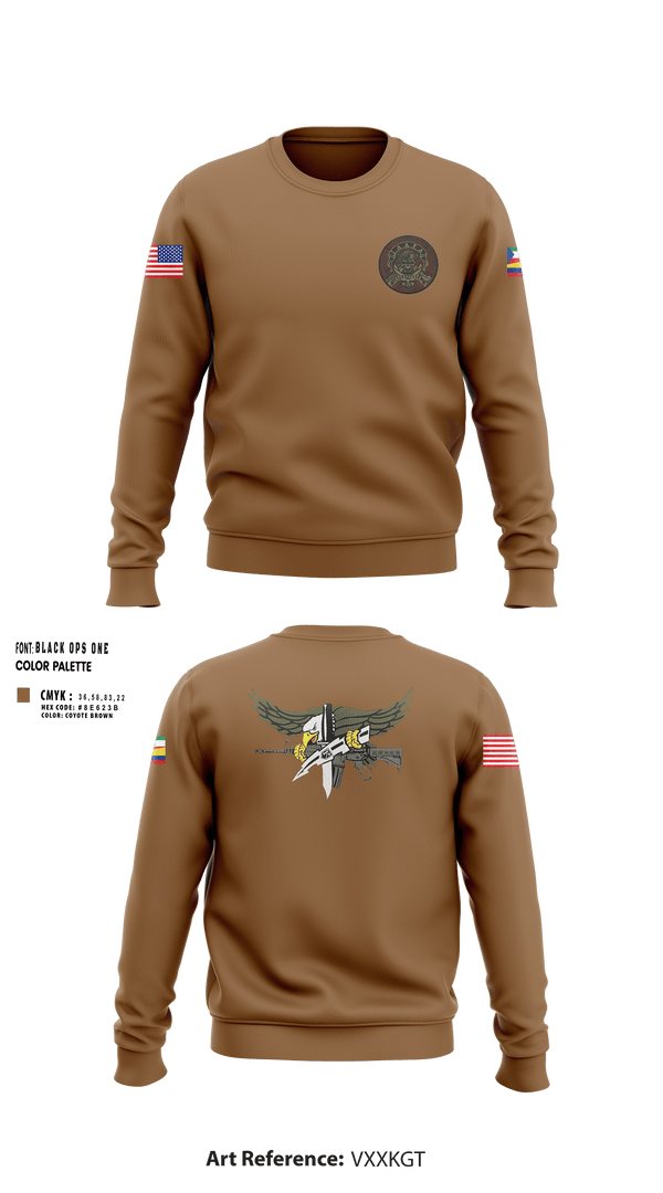 Crew Neck Sweatshirt, TOS IAAFA, Air Force, Teamtime, Team time, sublimation, custom sports apparel, team uniforms, spirit wear, spiritwear, sports uniforms, custom shirts, team store, custom team store, fundraiser sports, apparel fundraiser