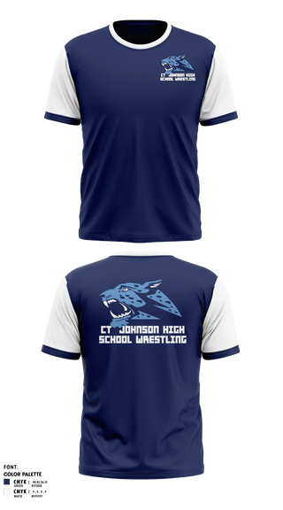 Short Sleeve Performance Shirt, CT Johnson High School Wrestling, Wrestling, Teamtime, Team time, sublimation, custom sports apparel, team uniforms, spirit wear, spiritwear, sports uniforms, custom shirts, team store, custom team store, fundraiser sports, apparel fundraiser