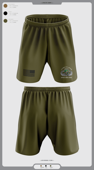 Athletic Shorts With Pockets, 478th CA BN (A), Army, Teamtime, Team time, sublimation, custom sports apparel, team uniforms, spirit wear, spiritwear, sports uniforms, custom shirts, team store, custom team store, fundraiser sports, apparel fundraiser