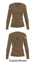 B CO 2-12 CAV 37897700 Women's Long Sleeve V-neck Shirt - 17