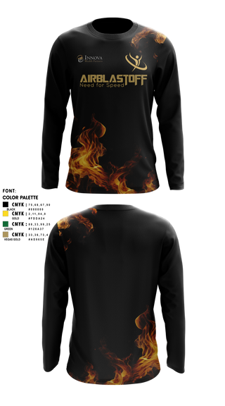 Long Sleeve Performance Shirt, Airblastoff Lions, Track & Field, Teamtime, Team time, sublimation, custom sports apparel, team uniforms, spirit wear, spiritwear, sports uniforms, custom shirts, team store, custom team store, fundraiser sports, apparel fundraiser