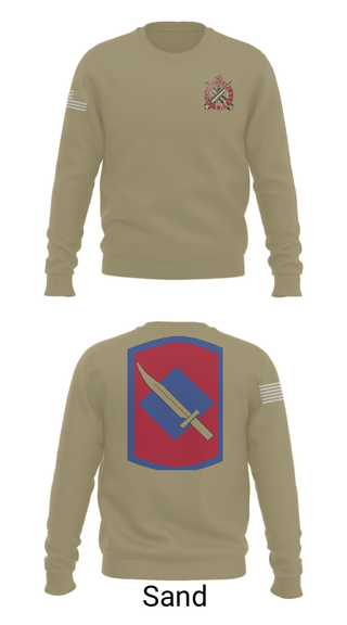 Crew Neck Sweatshirt, Fox Company 39th BSB (FA FSC), National Guard, Teamtime, Team time, sublimation, custom sports apparel, team uniforms, spirit wear, spiritwear, sports uniforms, custom shirts, team store, custom team store, fundraiser sports, apparel fundraiser