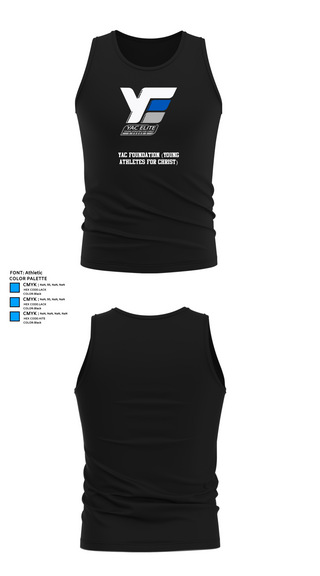 Tank Top, YAC Foundation (Young Athletes For Christ), Spirit Store, Teamtime, Team time, sublimation, custom sports apparel, team uniforms, spirit wear, spiritwear, sports uniforms, custom shirts, team store, custom team store, fundraiser sports, apparel fundraiser