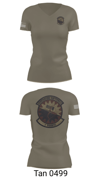 Womens Short Sleeve Vneck Shirt, 1 SOAMXS, Air Force, Teamtime, Team time, sublimation, custom sports apparel, team uniforms, spirit wear, spiritwear, sports uniforms, custom shirts, team store, custom team store, fundraiser sports, apparel fundraiser