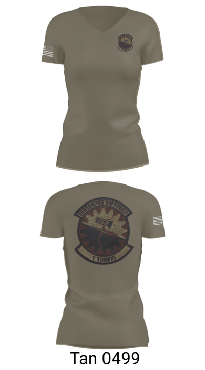 1 SOAMXS 51207075 Women's Short Sleeve V-neck Shirt - 68