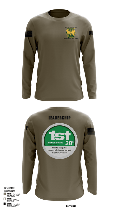 28th MP Company 42431415 Long Sleeve Performance Shirt - 131