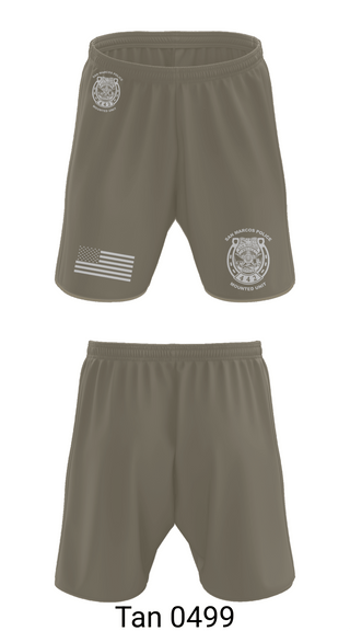 Athletic Shorts With Pockets, San Marcos Police Mounted Unit, , Teamtime, Team time, sublimation, custom sports apparel, team uniforms, spirit wear, spiritwear, sports uniforms, custom shirts, team store, custom team store, fundraiser sports, apparel fundraiser